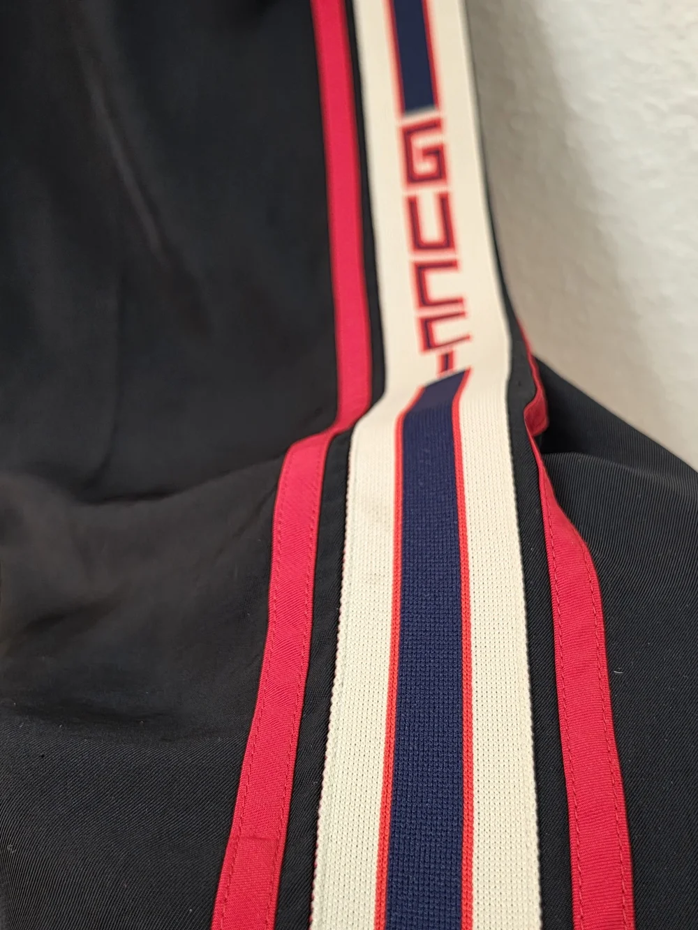 Gucci side-line logo joggers, M